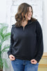 Reg/Plus- Comfy Connections Half-Zip Pullover