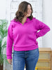 Reg/Plus- Comfy Connections Half-Zip Pullover