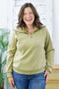 Reg/Plus- Comfy Connections Half-Zip Pullover