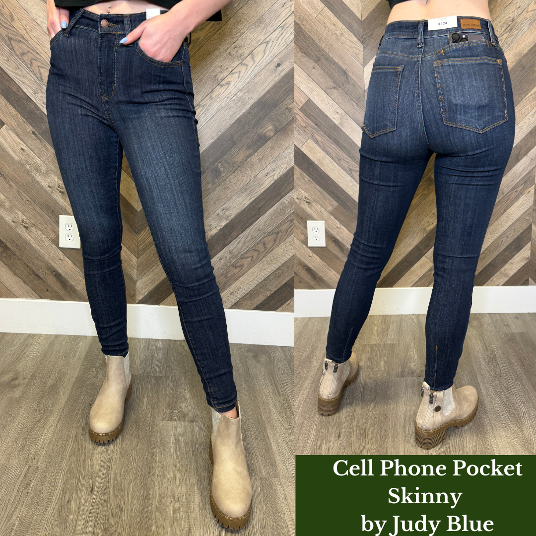 Cell Phone Pocket Skinny by Judy Blue