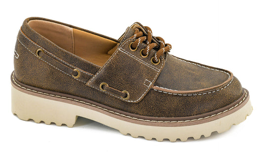 Brown Dockside Shoe By Corky's