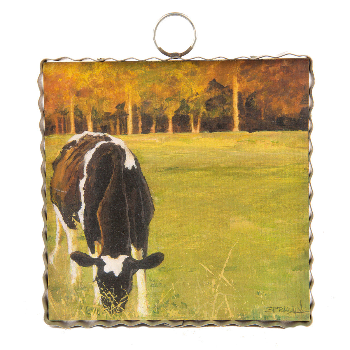 Grazing Milk Cow Charm