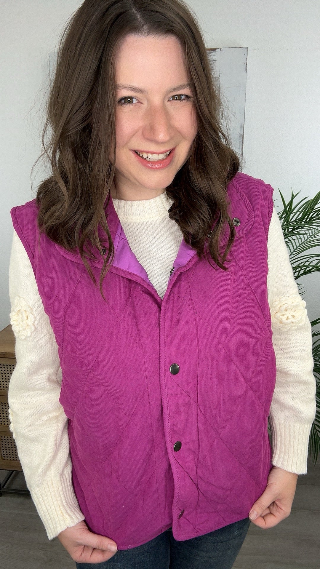 Reg/Plus- Journey To You Quilted Vest