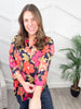 Reg/Plus-Garden Glory Top