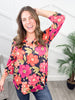 Reg/Plus-Garden Glory Top
