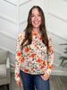 Reg/Plus-Woven Wildflower Mesh Top