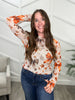 Reg/Plus-Falling For Bows Mesh Top