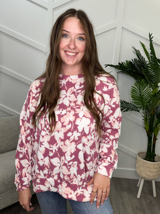 Reg/Plus-Floral Wishes Top