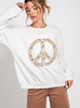 Peace Sign Sweatshirt (2 Colors)