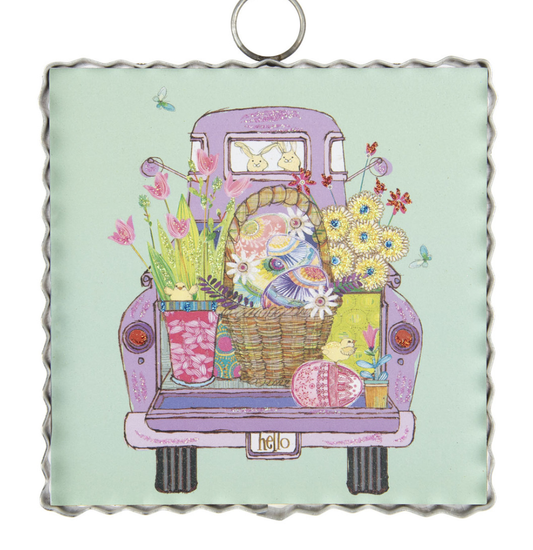 Easter Truck Print Charm