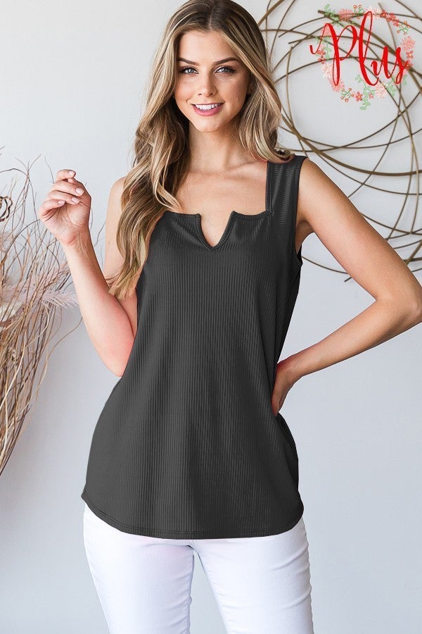 Mikayla Square Neck Tank Top (2 colors)