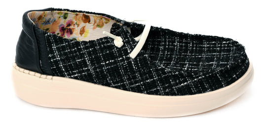 Black Tweed Kayak Shoe By Corky's