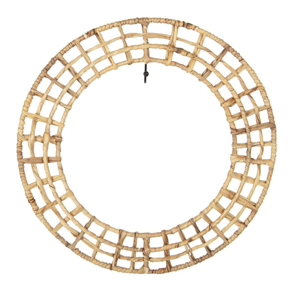 Gallery Round Wicker Wreath Display