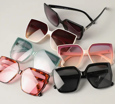 High Fashion Metal Temple Sunglasses (Assorted)