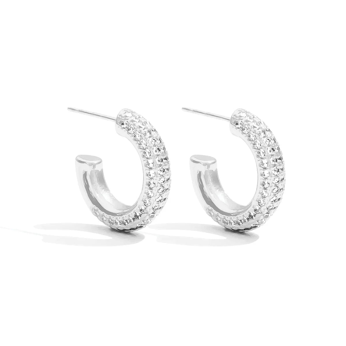 Sophisticated Vibes Pave Hoop (Assorted)