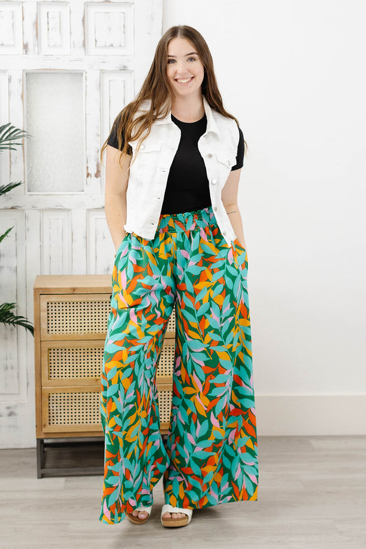 Reg/Plus- Dance All Night Wide Leg Pant