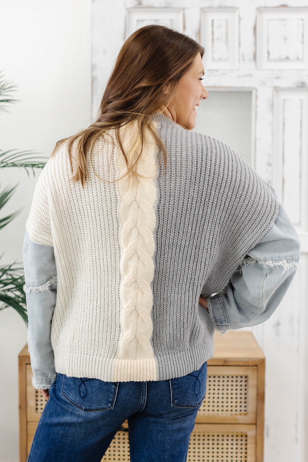 Reg/Plus-This Fearless Feeling Sweater Top