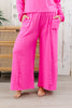 Reg/Plus- Move Along Wide Leg Pants