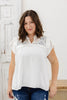 Reg/Plus Eyelet Embroidered Top