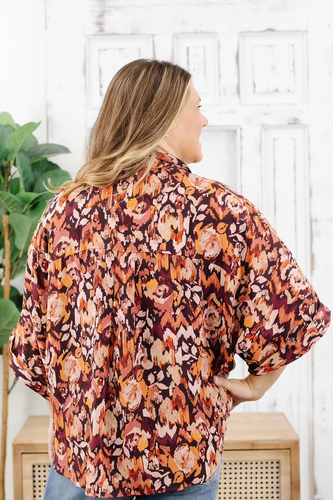 Reg/Plus- Garden Blooms Top