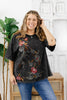 Reg/Plus- Rules for Success Embroidered Top