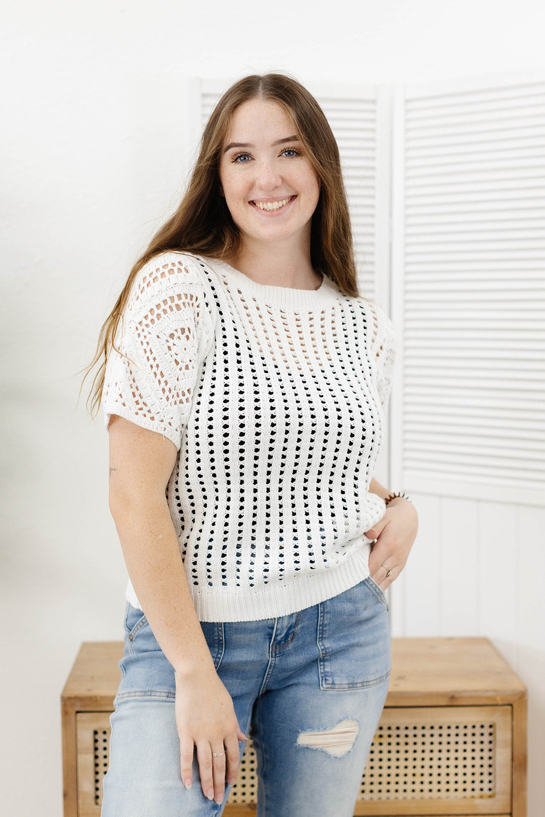 Reg/Plus- Best Of Times Crochet Top