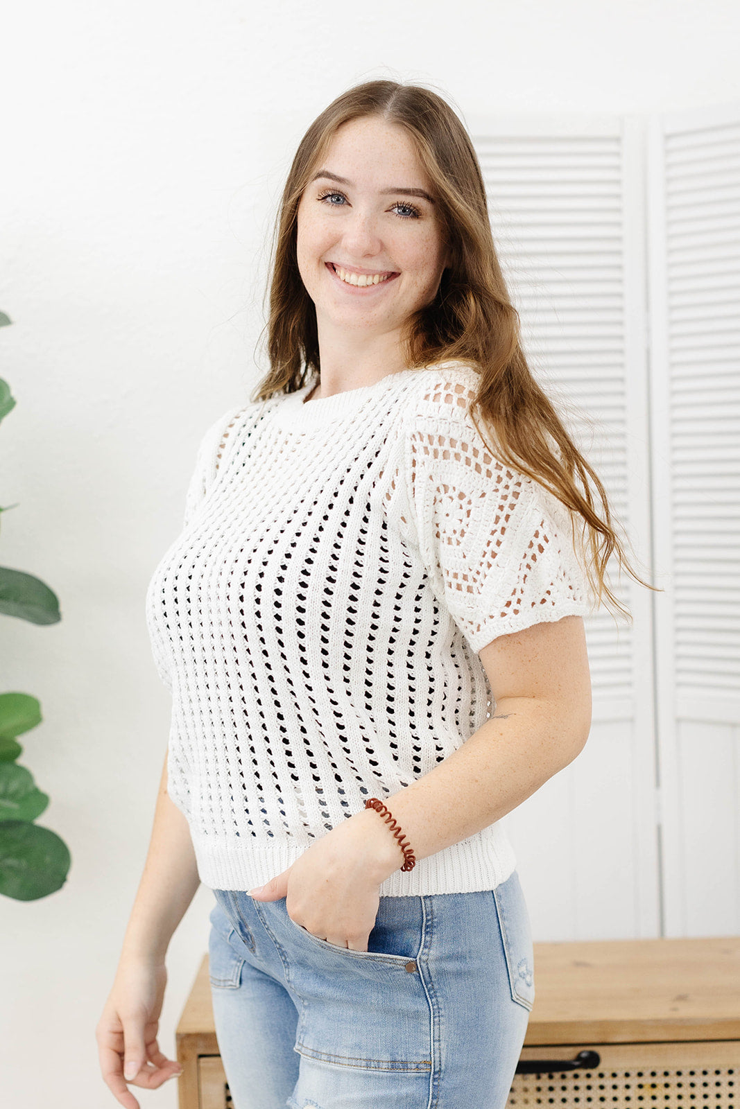 Reg/Plus- Best Of Times Crochet Top