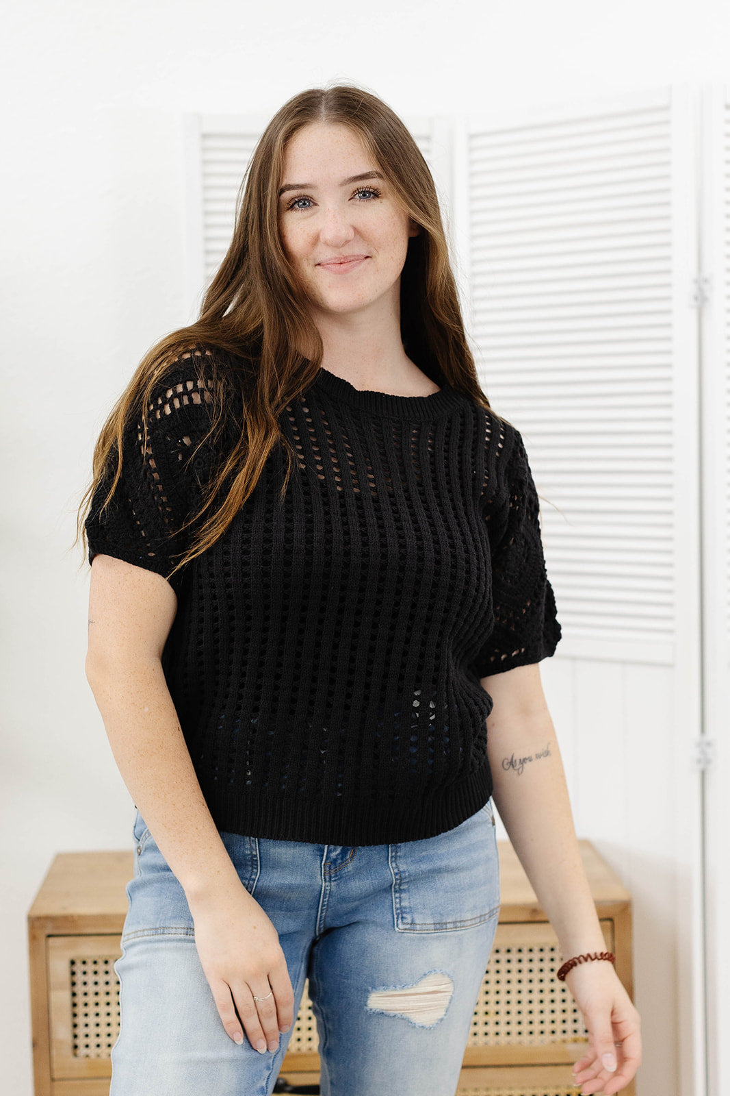 Reg/Plus- Best Of Times Crochet Top