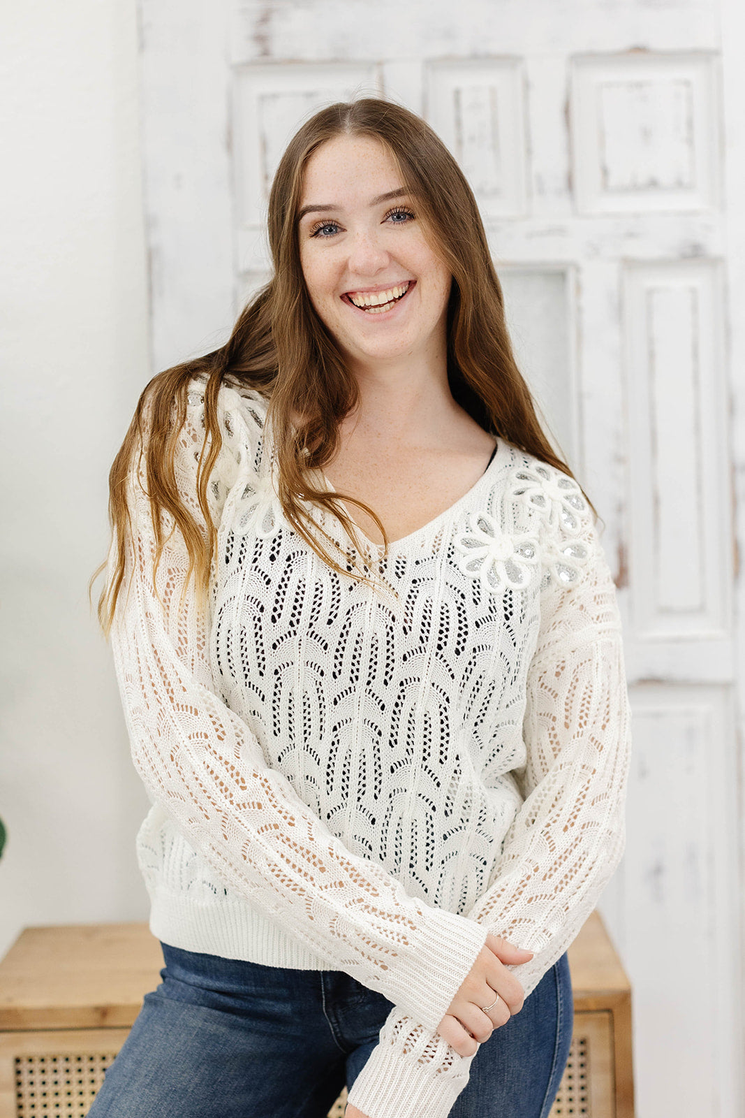 Reg/Plus- Daring Heart Sweater