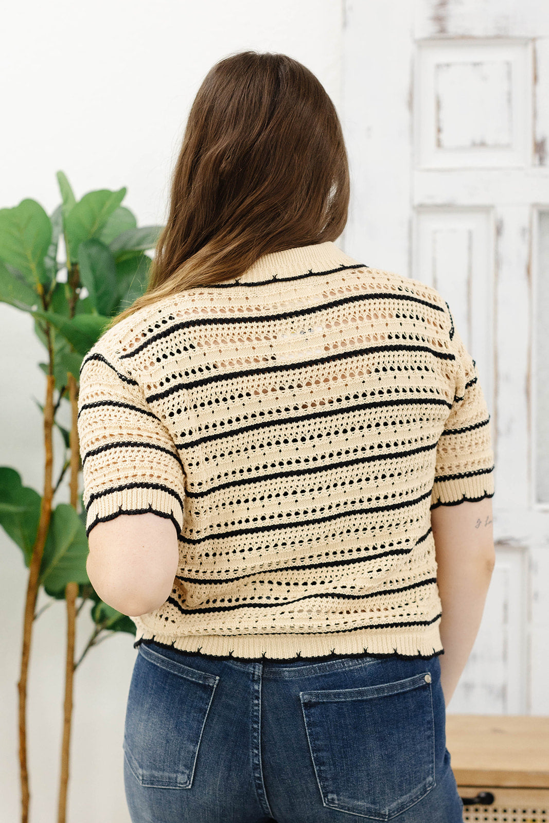 Reg- Stay Right Here Knit Top
