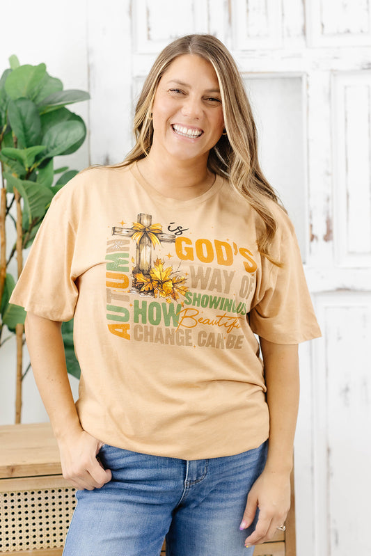 Reg/Plus- Autumn Is God's Way Tee