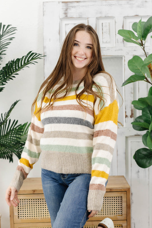 Reg/Plus- Better Together Sweater Top