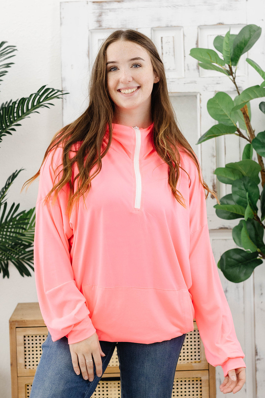 Reg/Plus- Here To Stand Out Lightweight Hoodie