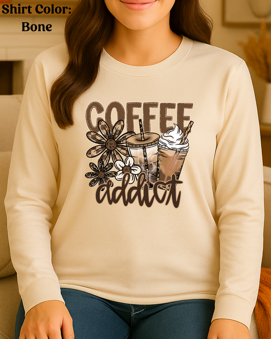 Coffee Addict Long Sleeve