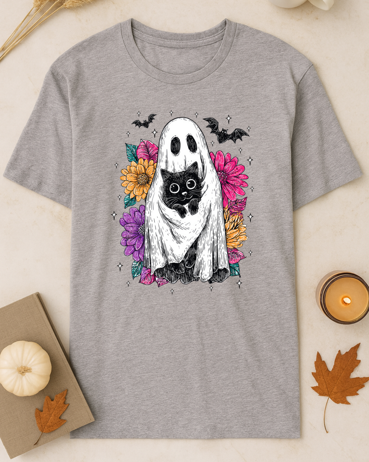 Ghost & Cat Tee