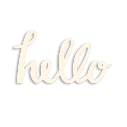Hello Wall Art Magnets (Assorted Colors)