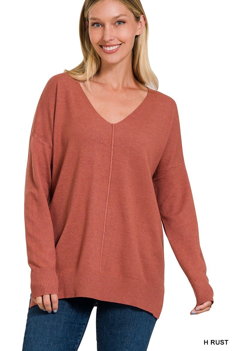 Athena Front Seam Sweater (Assorted)