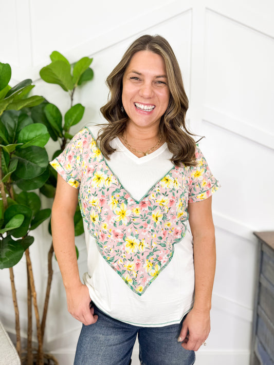 Reg/Plus-Bloom Again Top
