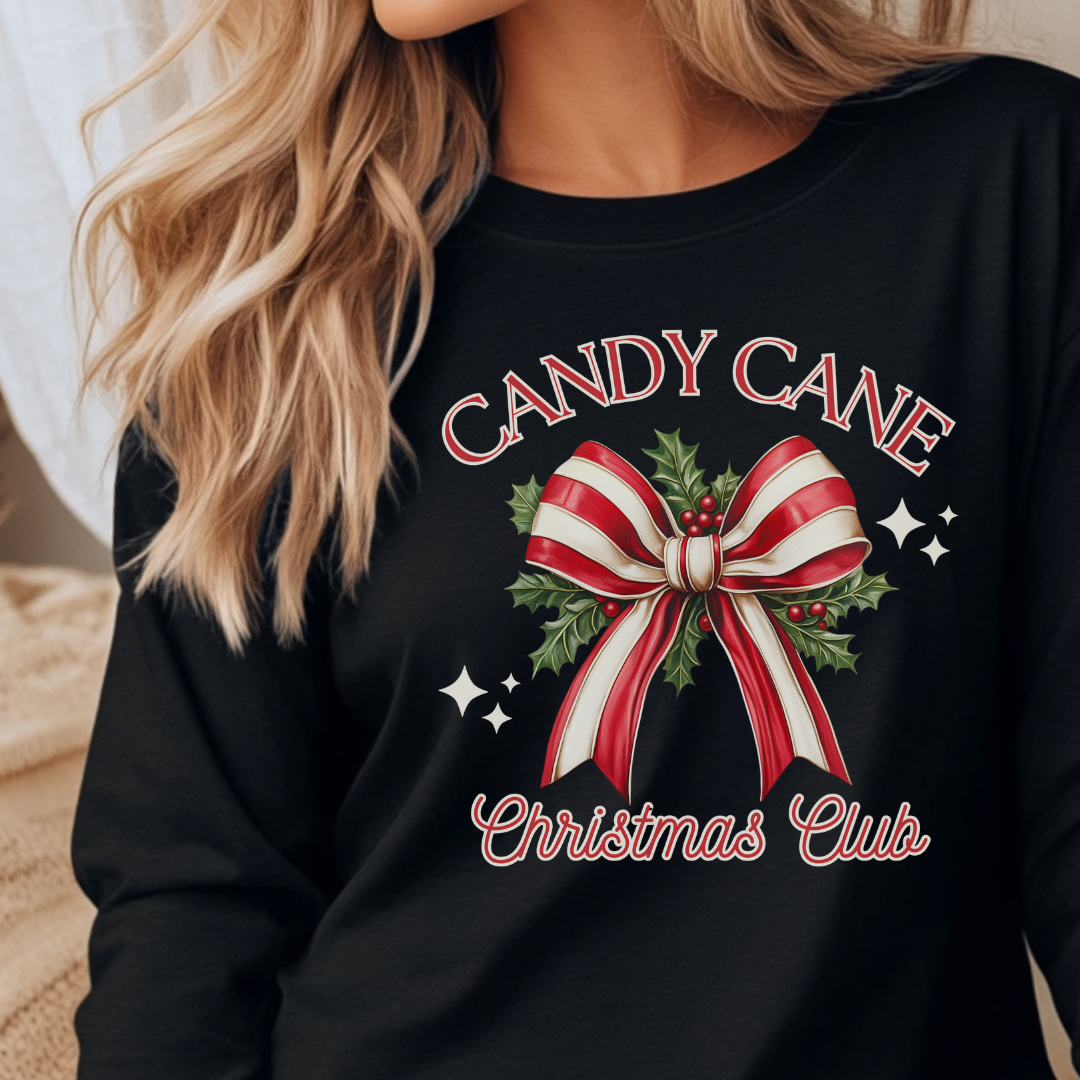 Candy Cane Christmas Club Long Sleeve