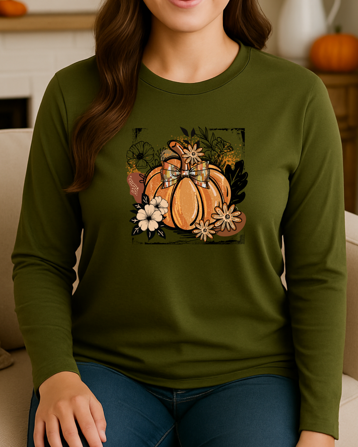 Pumpkin Petals Long Sleeve