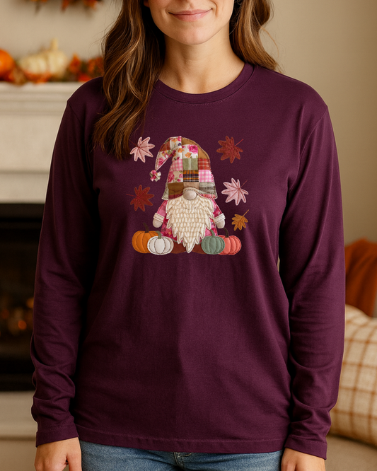 Embroidered Gnome Long Sleeve