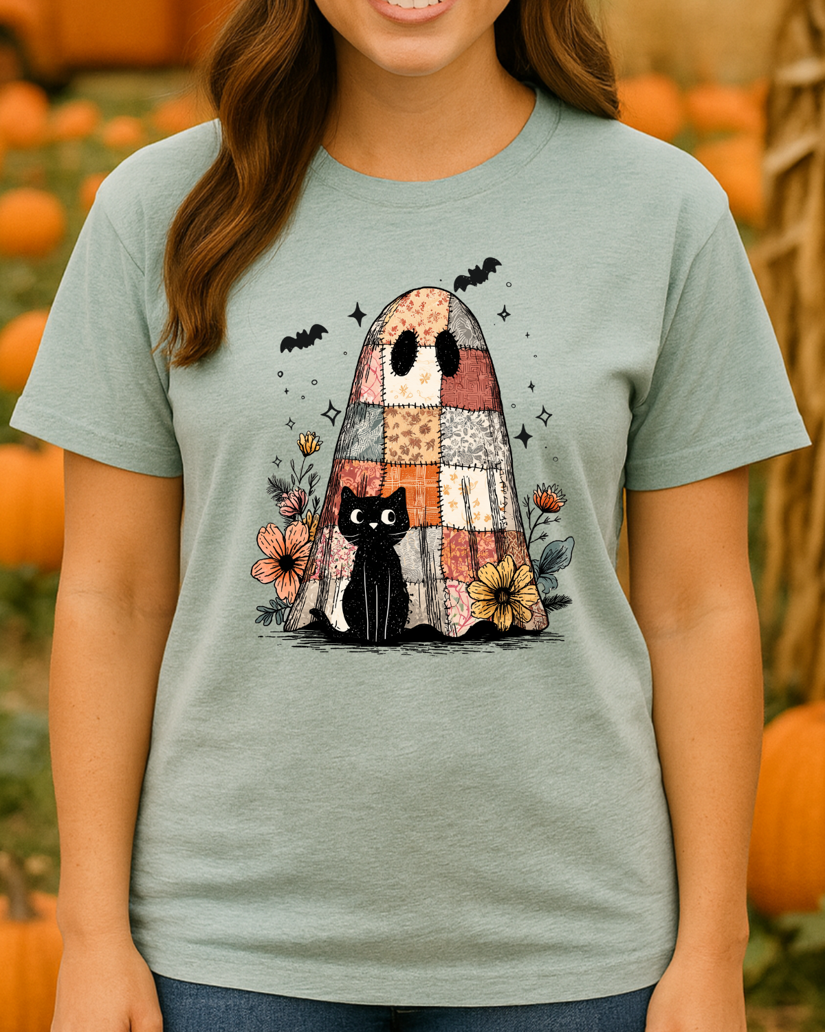 Patchwork Ghost Tee