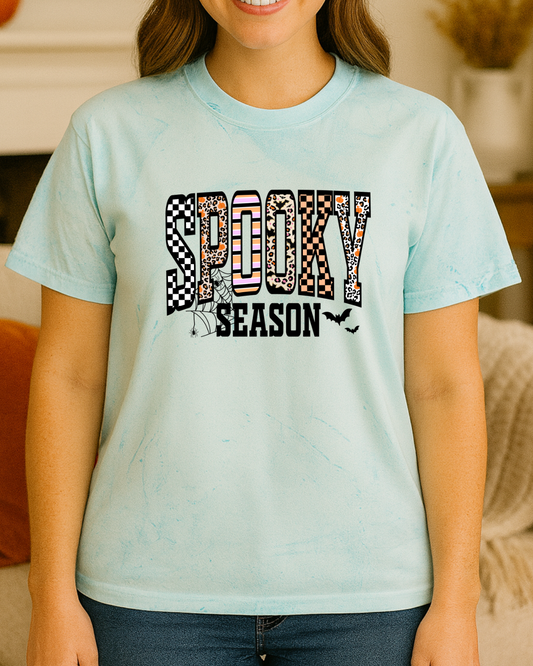 Spooky Season Varsity Letters Tee