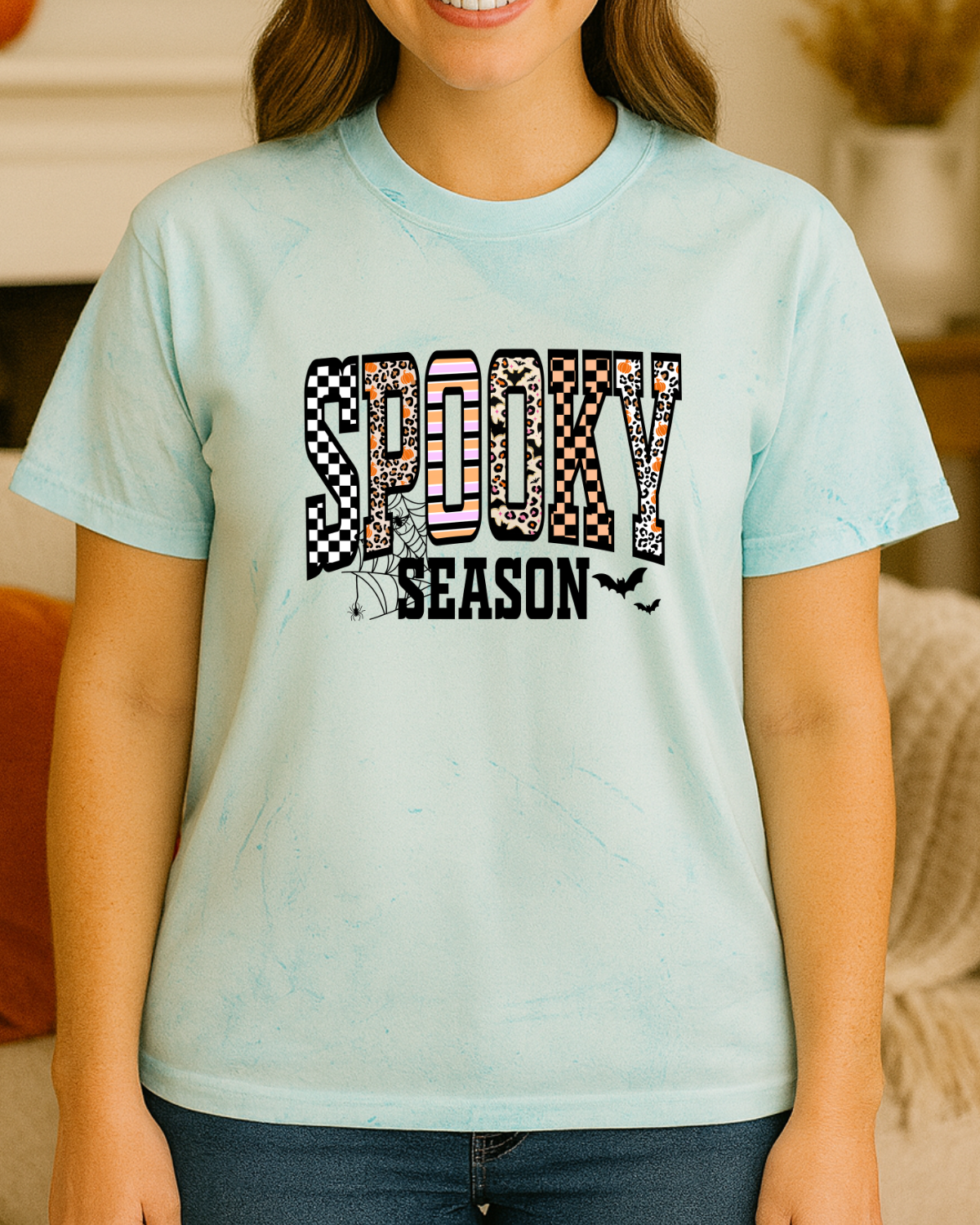 Spooky Season Varsity Letters Tee