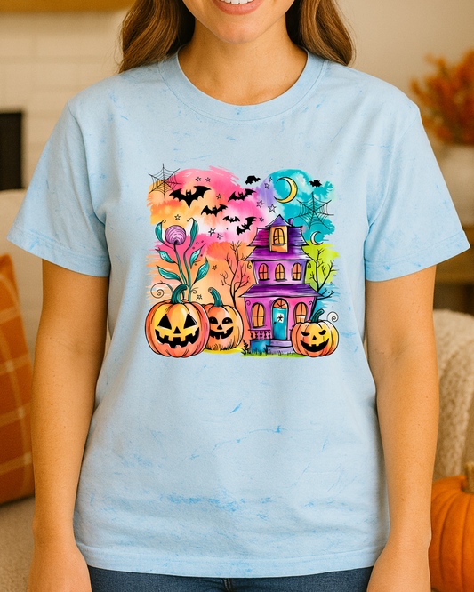 Colorburst Sky Halloween Tee