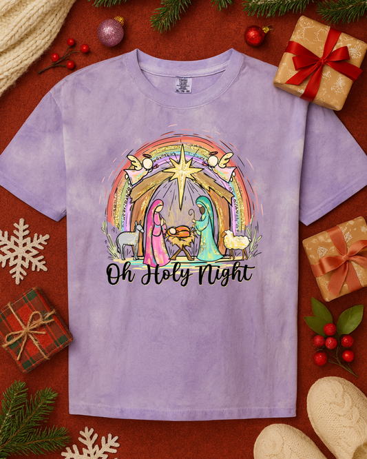 Oh Holy Night Graphic Top (4 Shirt Options)