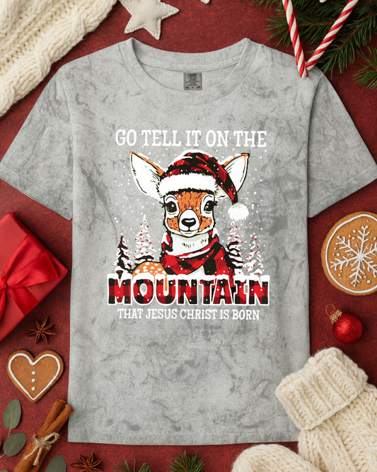 Go Tell it on the Mountain Graphic Top (4 Shirt Options)