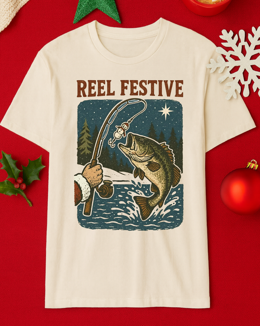 Reel Festive Graphic Top (3 Shirt Options)