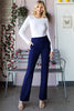 Aria Solid Flare Pants ( Assorted)