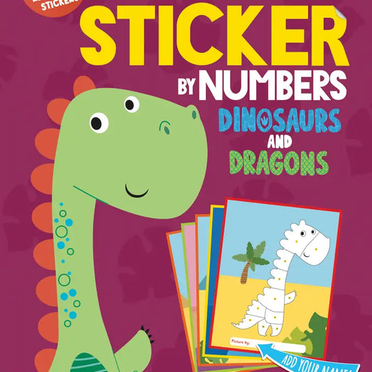 My First Sticker By Numbers: Dinosaur and Dragons